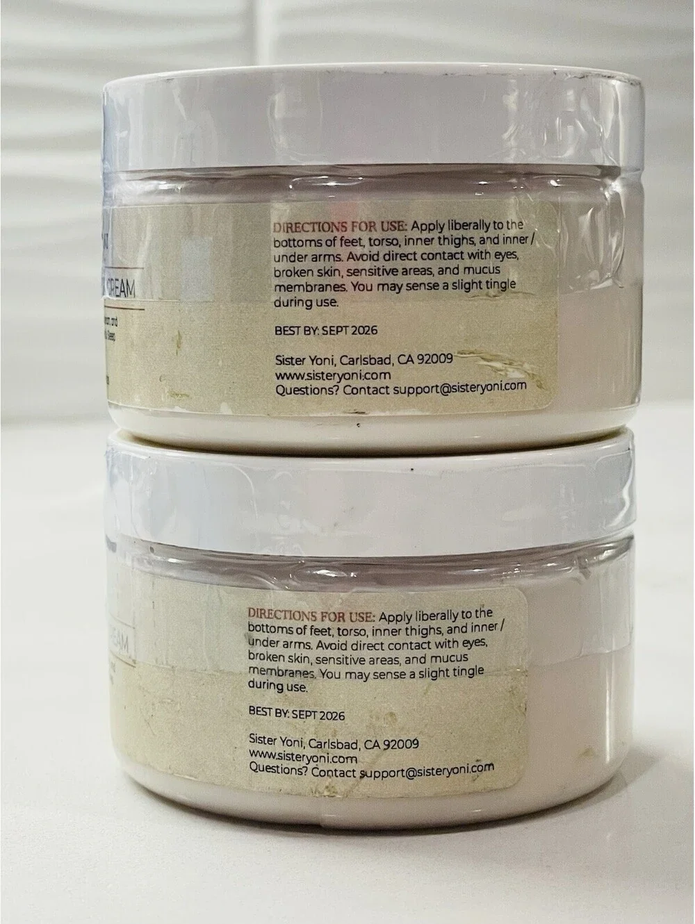 Sister Yoni Magnesium Sleep Cream  -2 Bottles